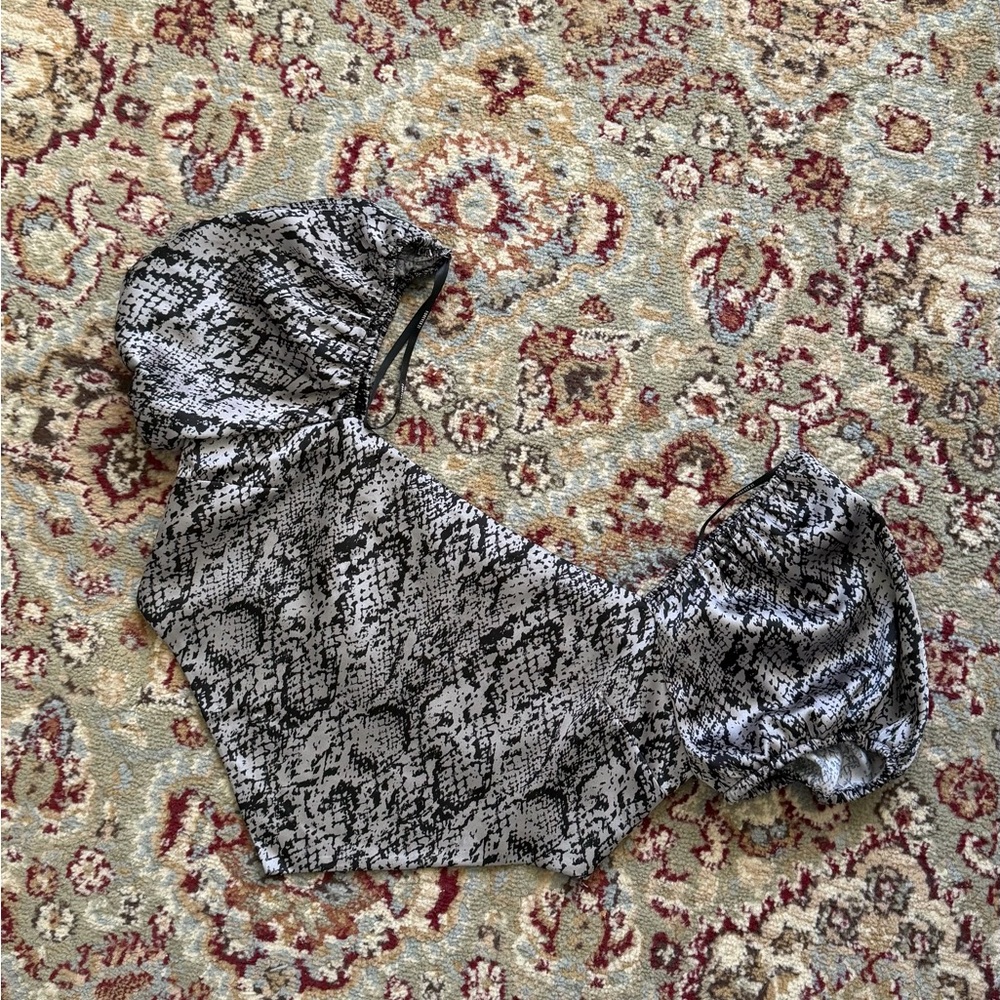 Snake Print Top